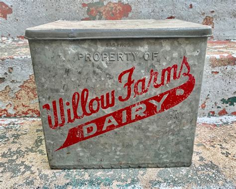 buy metal milk box|vintage wood milk box.